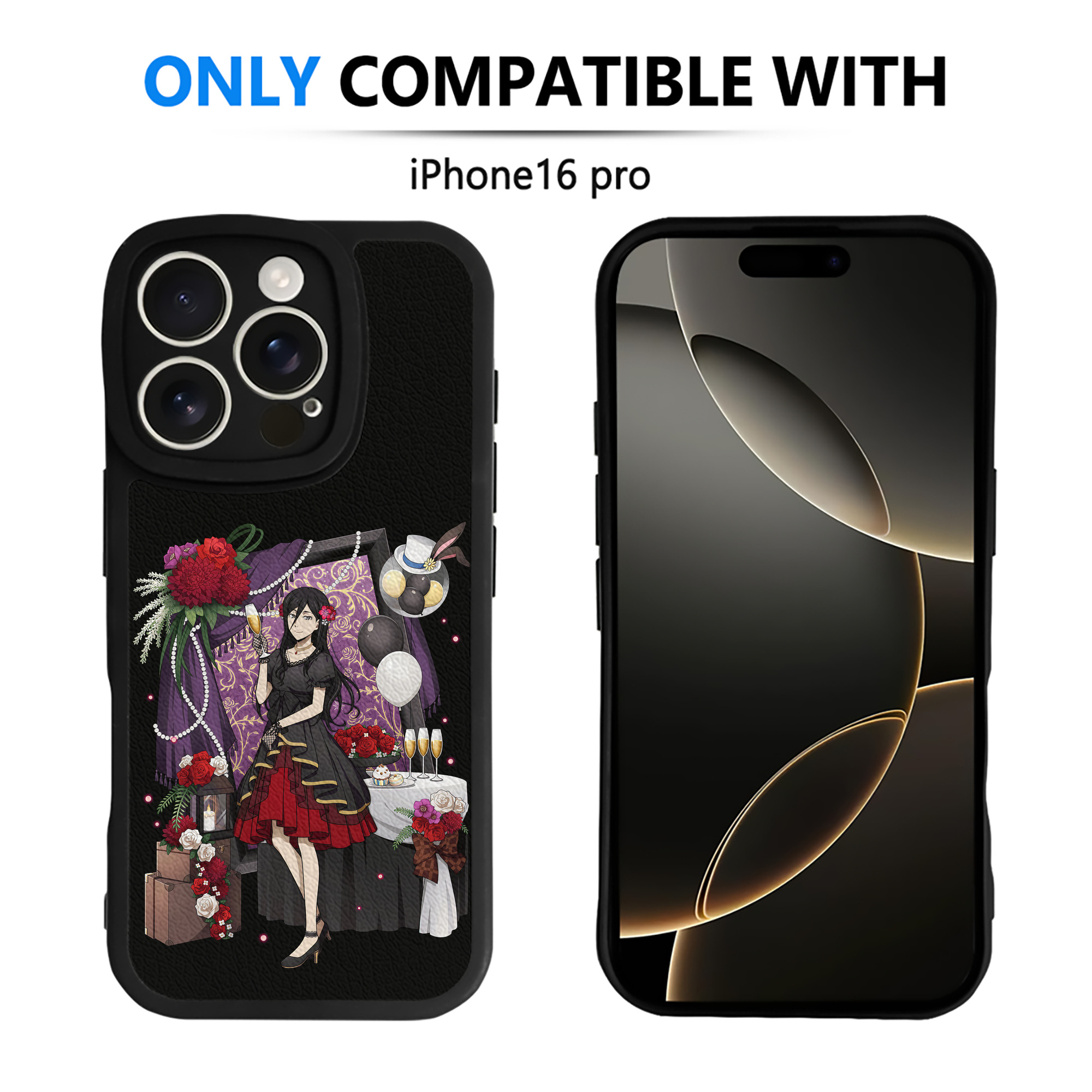 （画像用） 文豪ストレイドッグス Bungo Stray Dogs 【iPhone 16シリーズ対応】シリコンスマホケース（レザー調） 材質：シリコン